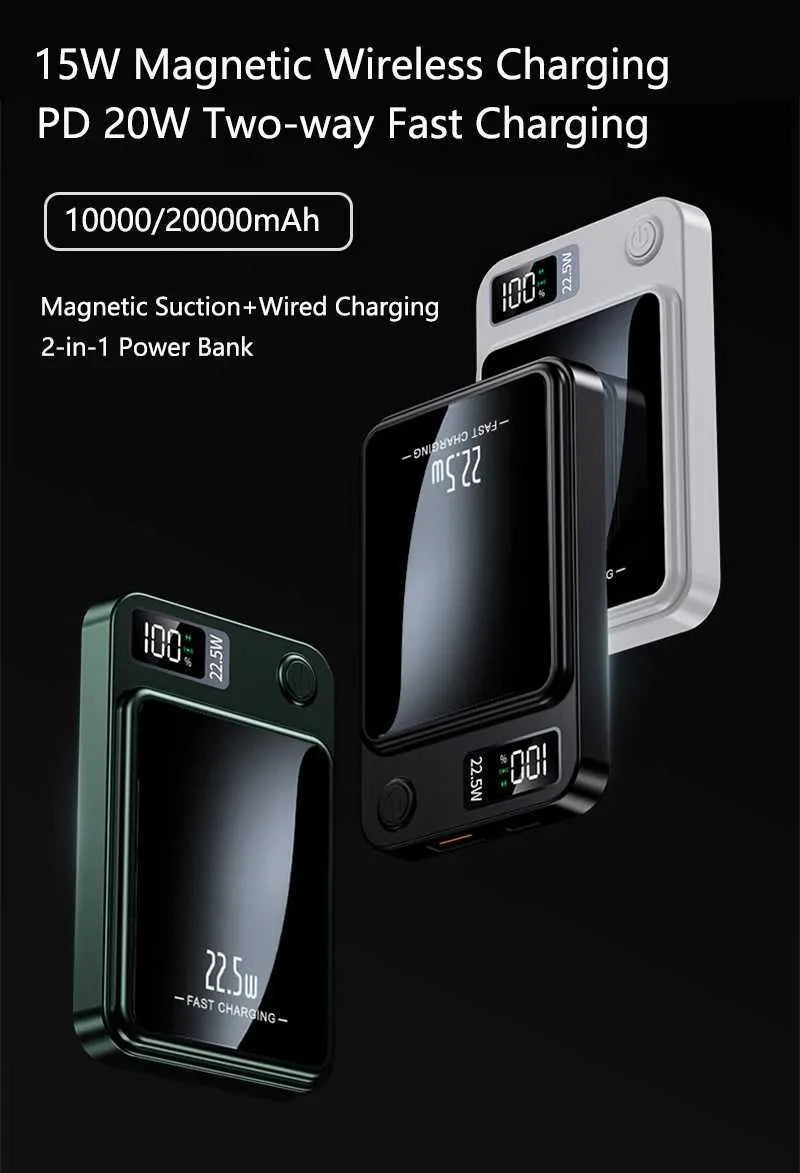 Zyna Pods 50000mAh Magnetic Wireless Power Bank